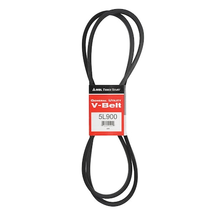 Mbl Mitsuboshi FHP General Utility V-Belt 0.63 in. W X 90 in. L For Fractional Horsepower Motors 5L900A